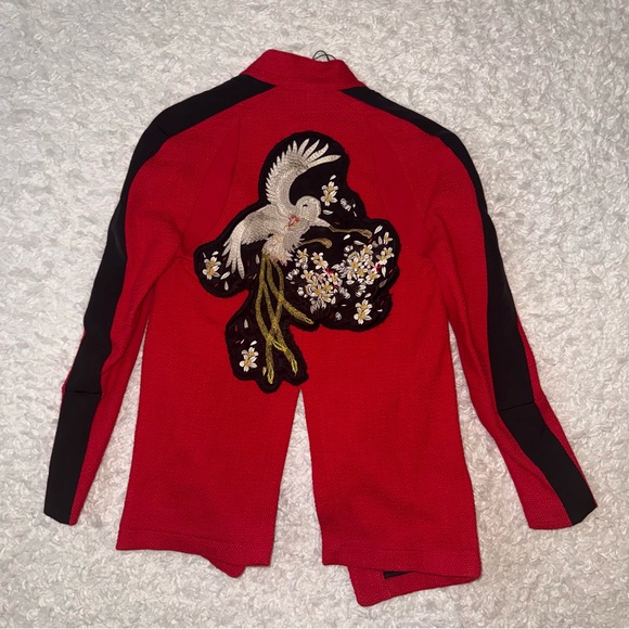 Zara CFDA/Vogue Collection Limited Edition Blazer Dove Appliqué S EUC - Picture 7 of 8